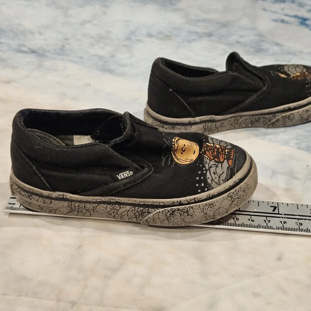 Vans Peanuts Charlie Brown Slip‎ On Toddler Size 7 (See Measurements)
